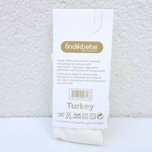 Krem Bebek Külotlu Çorap