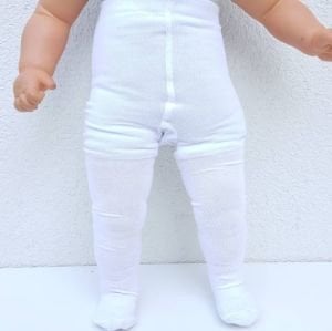 Beyaz Bebek Külotlu Çorap