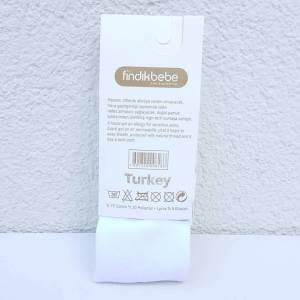 Beyaz Bebek Külotlu Çorap