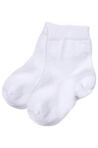 Erkek Bebek Laci Beyaz Mavi Üçlü Çorap Set 12-18 Ay