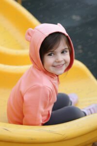 Unisex Kendinden Peluş Oyuncak Kedili Gri Fermuarlı Kapşonlu Hırka