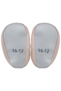 Kız Bebek Pembe Kahve Desenli Çarık Çorap