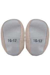 Unisex Bej Kahve Desneli Çarık Çorap