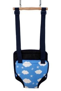 Mavi Beyaz Bulutlu Hoppala Salıncak
