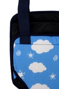 Mavi Beyaz Bulutlu Hoppala Salıncak