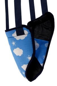 Mavi Beyaz Bulutlu Hoppala Salıncak