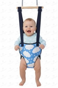 Mavi Beyaz Bulutlu Hoppala Salıncak