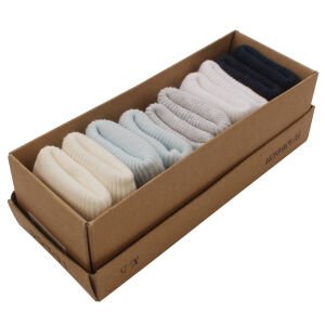 Laci Mavi Gri 5'li Çorap Set 0-6 Ay