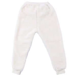 Unisex Ekru Welsoft Peluş Tek Alt