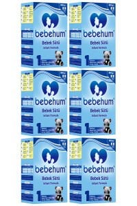 Bebehum 1 No Bebek Sütü 0-6 Ay 800 gr x 6 Adet