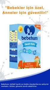 Bebehum 4 No Bebek Sütü 0-6 Ay 800 gr x 6 Adet