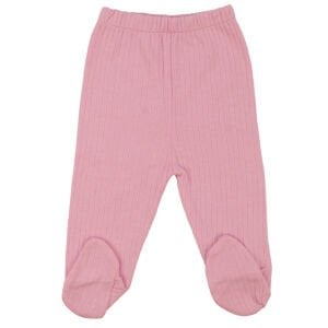 Kız Bebek Pembe Fitilli Çıtçıtlı 2'li Pijama Takımı 0-3 Ay