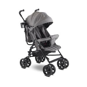 Unısex Babyhope SA7 Baston Bebek Arabası-Gri