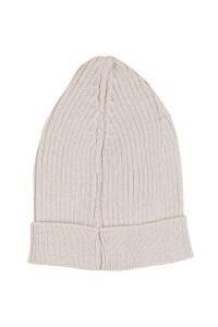 Erkek Bebek Bej Düğmeli Bereli Triko Tulum