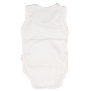 Unisex Ekru Raporlu Askılı Zıbın