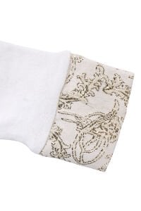 Tuğra Desenli Ekru Gold Şehzade Erkek Bebek Mevlüt Tulumu