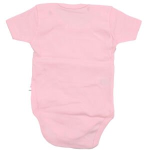 Kız Bebek Çıtçıtlı Pembe Kısa Kol Body Zıbın