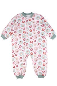 Unisex Yeşil Biyeli Zürafa Desenli Uyku Tulumu