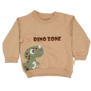 Erkek Bebek Yeşil Dino Şişme Yelekli 3'lü Takım