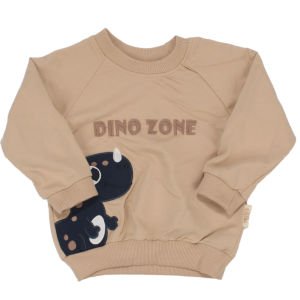 Erkek Bebek Lacivert Dino Şişme Yelekli 3'lü Takım