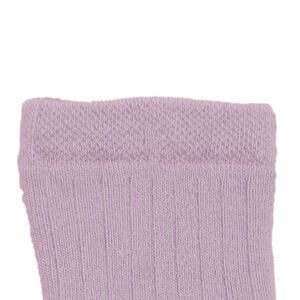 Unisex Lila Love Kaydırmaz Taban Polar Çorap