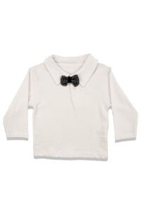 Papyonlu Ayıcık Desenli Gri Şapkalı Salopet Tulum