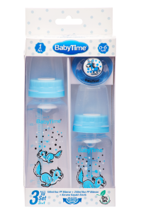 Babytime Mavi 3 lü Biberon Set