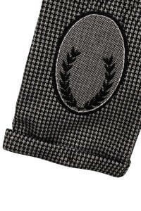 Papyonlu Ayıcık Desenli Gri Şapkalı Salopet Tulum